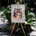 thumbnail image 4 of Watercolor Drip Exotic Shorthair Pop Art Colorful Portrait Artwork Vertical Matte Canvas Poster Cat Lover Kitten Owner Gifts Wall Art Home Decor - 01009, 4 of 5