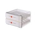 thumbnail image 2 of Cajón para huevos, soporte para huevos de 2 capas para refrigerador, contenedor de almacenamiento para ahorro de espacio, cajón, caja para, 2 of 9