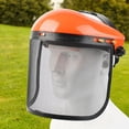 thumbnail image 4 of Forestry , with Visor Protective Heavy Duty Adjustable Size Metal Orange Caps, 4 of 7