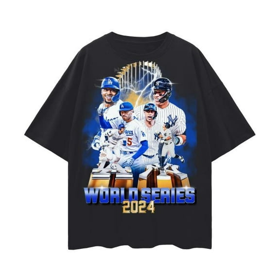Dodgers X Yankees 2024 World Series Oversize Drop Shoulder