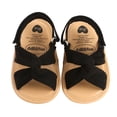 thumbnail image 4 of Fortune Summer Baby Girl Sandals Breathable Solid Color Soft Sole Shoes Prewalker, 4 of 9