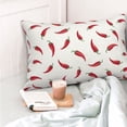thumbnail image 6 of Disketp Pillow Covers Chili Pattern Throw Pillow Case Cushion Covers,Cushion For Bedroom,Couch,Home-14"X20", 6 of 8