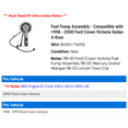 thumbnail image 2 of Fuel Pump Assembly - Compatible with 1998 - 2000 Ford Crown Victoria Sedan 4-Door 1999, 2 of 2