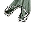 thumbnail image 5 of Cenuakty Baby Cartoon Rompers, Dots Stripe Hooded Long Sleeves Jumpsuits with Buttons for Toddler Girls, Boys, Green, 5 of 7