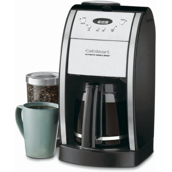 Cuisinart DGB-550BKP1 Grind & Brew Automatic Coffeemaker, 12 Cup, Black