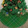 thumbnail image 3 of 36 48 Inch County Wexford Irish Tartan Traditional Christmas Tree Skirt Rustic Xmas Tree Holiday Decorations, 3 of 4