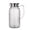 Clear, variant on Brown Acrylic Water Pitcher With Stainless Steel Lid And Strainer 1L Diamond Patterned Jug For Cold Drinks 7.5X3.5X3.5 Inch