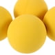 thumbnail image 3 of 4 pelotas de goma amarillas con alta tasa de rebote y muy visibles para practicar deportes, 3 of 8