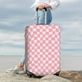 thumbnail image 7 of Hirioo Irregular Plaid for Elasticity Suitcase Cover (No luggage Included) Durable Luggage Protector Fits 18-32 Inch Luggage-Small, 7 of 7