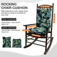 thumbnail image 3 of Eurhowing Outdoor Rocking Chair Cushions 2-Piece, Waterproof & Fade Resistant Patio Seat Pads, Non-Slip Replacement Cushions for Adirondack Chair, Green Leaves, 2Pack, 3 of 8