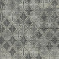 thumbnail image 1 of Ahgly Company Indoor Square Mid-Century Modern Black Eel Black Oriental Area Rugs, 4' Square, 1 of 6