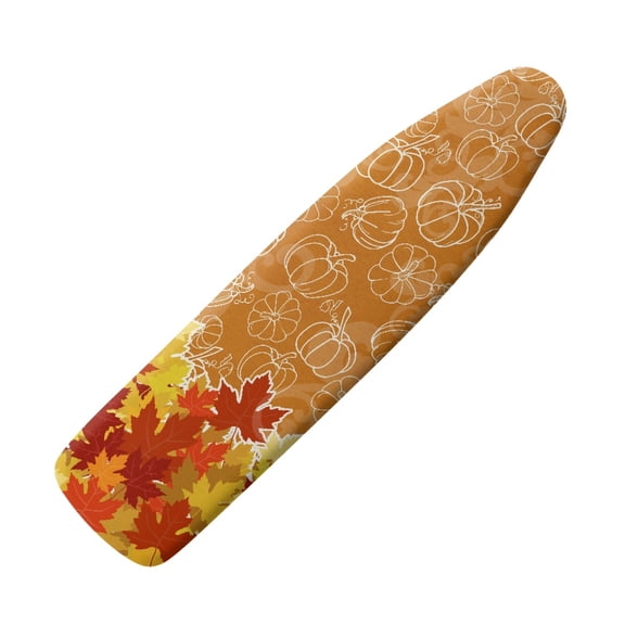 HELLHERO Tailor Shop Iron Cover Protector Maple Leaf Pumpkin Heat Protection Iron Padding Cover Adjustable Straps Resist Scorching