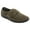 Khaki, variant on Sleepers Mens Tom Imitation Suede Touch Fastening Slippers