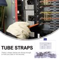 thumbnail image 2 of MasteelfCA 50 Pcs Rigid Pipe Strap Clamp Tube Straps Stainless Tension Tube Clip Clamp, 2 of 7