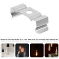 thumbnail image 4 of TOXMENT Uonlytech 100pcs LED Strip U Clip Holder Bracket Stainless Steel Lampholder, 4 of 9