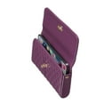 thumbnail image 4 of Dteck Women's Chain Wallet Crossbody Bag Small Purse Cellphone Wallet,Deep Purple, 4 of 5