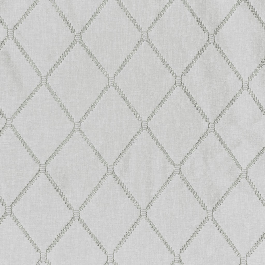 MAYEERTY Diamond Sheer Embroidered Window Scarf Living Room