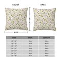 thumbnail image 2 of Yiaed Cute Rabbit Print Pillow Covers Super Soft Decorative Square Throw Pillow Covers Case Cushion Covers for Sofa Couch Bedroom Car Decor（No pillow core）-12"x12", 2 of 7