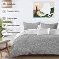 Black White Texture Queen Size 4 piece Duvet Cover Set,3 Comfort ...