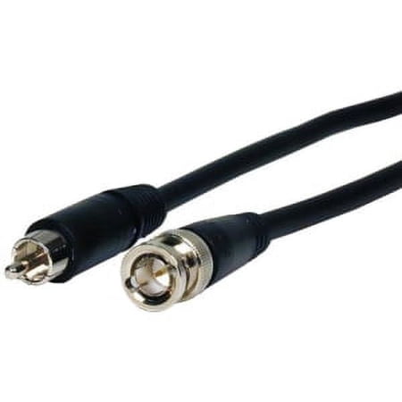 UPC: 0808447000542 | 6FT BNC PLUG TO RCA PLUG VIDEO CABLE TRUE 75 OHM LIFETIME WARRANTY