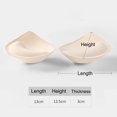 thumbnail image 6 of hengtong 2 Pieces Womens Nylon Bra Pads Breathable Comfortable Inserts Breast Enhancers for Underwear Swimwear Sports Bra Skin Color 3cm thick, 6 of 8
