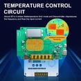 thumbnail image 2 of Cateissary Pantalla LCD ajustable de 12V PWM, puerto dual y temporizador automático, 100A, 80A, 20A, 10A, LCD automático con puerto de carga USB Baterías de general Blanco 30A, 2 of 6