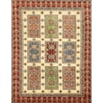 thumbnail image 1 of Ahgly Company Machine Washable Indoor Rectangle Abstract Fire Brick Red Area Rugs, 5' x 8', 1 of 7