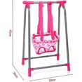 thumbnail image 2 of Baby Doll Playset 5 in 1 - Dolls, Accessories, Bundle, Doll Stroller, High Chair, Trampoline, Crib, Swing, 2 of 4