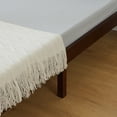 thumbnail image 6 of Ktaxon 12" Deluxe Wood Platform Bed Frame, Queen Bed Frame, Mattress Foundation, Antique Espresso Finish, Queen, 6 of 7