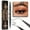 B, variant on Hauiodp Pencil Quad Microblade Eyebrow Pencil Liquid Hydration Eyebrow Pencil Brow Colour Rendering Long Lasting Waterproofed 2ml
