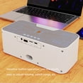 thumbnail image 4 of Graflsoa A9Pro Haut-Parleur de Karaoké Sans Fil Transparent Argenté Style Mech avec Double Micro, Lumières RGB, Bluetooth, et Batterie Rechargeable Intégrée, 4 of 6