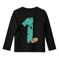 thumbnail image 4 of Tiijoy Toddler Girls Long Sleeve T-Shirt Football Print Crew Neck T Shirt, Sizes 2-3T, 4 of 4