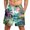 #001-Light Blue, variant on Xyxonk Mens Swim Trunks 9" Inseam Quick Dry Big & Tall Short Bathing Beach Print Elastic Swimwear Bathing Suits with Pockets Blue 3XL