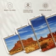 thumbnail image 6 of Elephant Stock American Indian Plains Wall Art - Horizontal Multi Panel Canvas - 5 Pieceliving Room Wall Decor - Photography Our America Multi Panel - Blue And Brown Decor - 92" x 42", 6 of 8