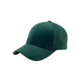 thumbnail image 1 of Mega Flex Low Profile Structured Brushed Twill Fitted Cap - Dark Green, 1 of 1