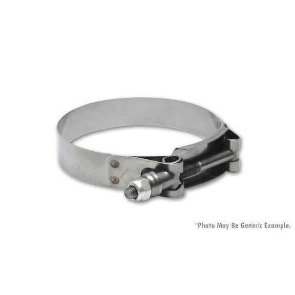 Vibrant Performance 2804 VIB2804 STAINLESS STEEL T-BOLT CLAMPS (PACK OF 2) - CLAMP RANGE: 6.28IN-6.59IN