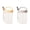 style1, variant on HannLk Leakproof Glass Breakfast Container With Sealable Lid And Included Spoon