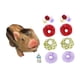 thumbnail image 3 of Miniatura de cerdito reborn de silicona, mini cerdito de silicona, muñeco de cerdito adorable C, 3 of 8