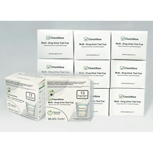CHECKNOW MULTI-DRUG URINE TEST CUP - 10 TESTS