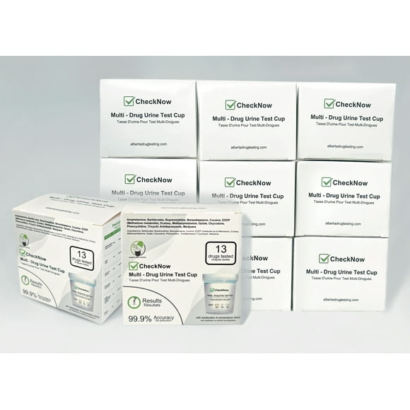 CHECKNOW MULTI-DRUG URINE TEST CUP - 10 TESTS