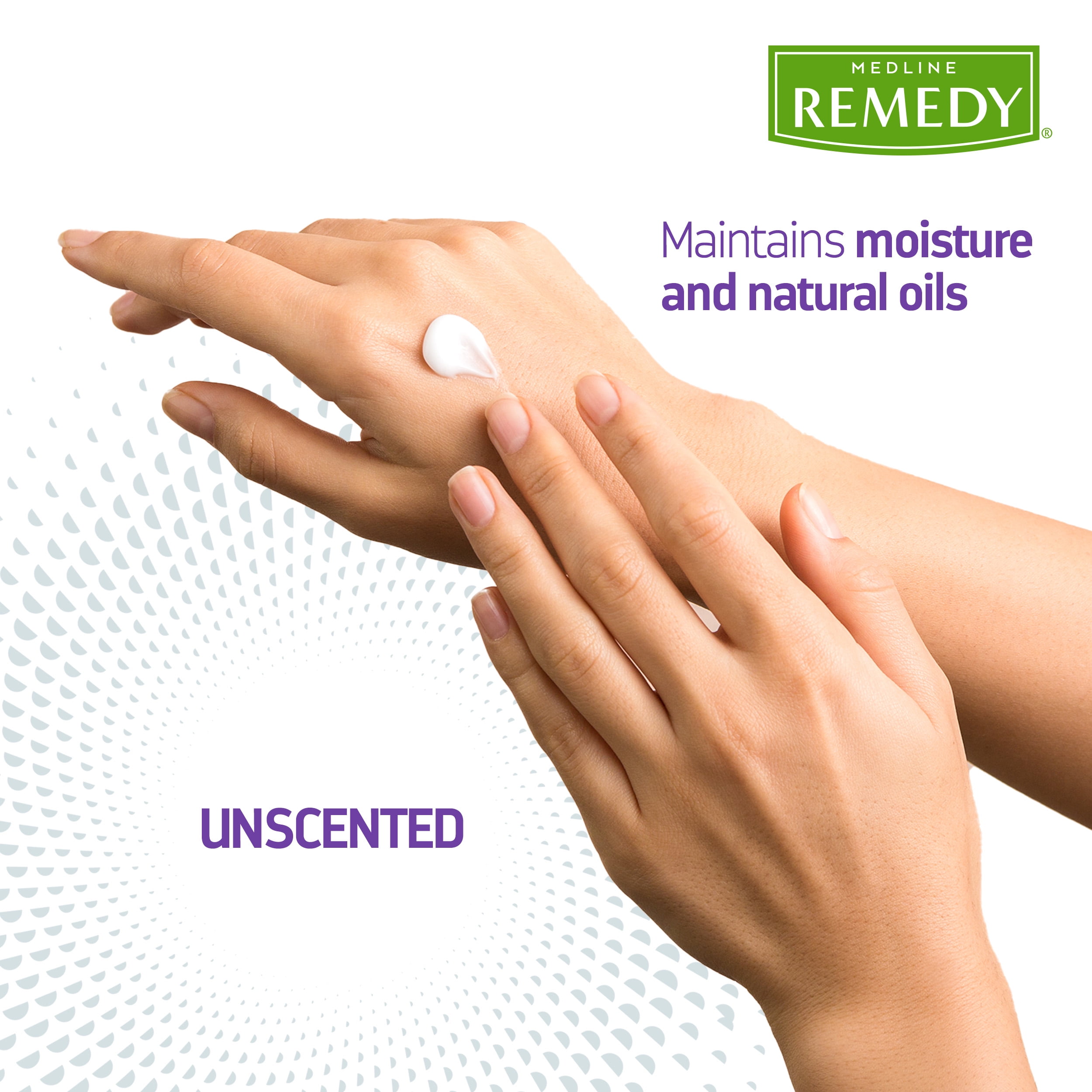 Medline Remedy Clinical Skin Cream, Unscented (32 fl oz), Moisturizing Face and Body Cream for All Ages
