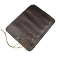 thumbnail image 2 of 1PC Leather Knife Roll Storage Bag Seal carving knife Case Roll Pouch Brown US, 2 of 11