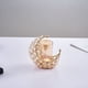 thumbnail image 4 of Candelabro Inteprter de Metal con cuentas de cristal Plateado, 4 of 6
