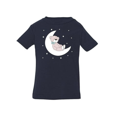 

Cute Teddy Bear On The Moon T-Shirt Infant -Image by Shutterstock 24 Months