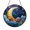 Acrylic 3.5 Inch, variant on Moonlit City Night Scene Window Hanging – Decorative Glass Art2001