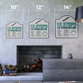 thumbnail image 2 of 12 Steps 12 Principles Sign 12" X 12" Sign | Indoor/Outdoor Plastic | SignMission Designer Alcohol Rehab Sober Treatment Parking Novelty Gift Funny Joke Gag Road Garage, 2 of 4