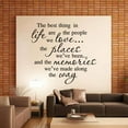 thumbnail image 4 of Coofit Inspirational Quotes Wall Sticker Removable Letter Wall Decal Living Room Decal, 4 of 10