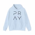 thumbnail image 2 of Pray Hoodie – Minimalist Christian Hooded Sweatshirt Men Women – Jesus Faith Hoodie, 2 of 22