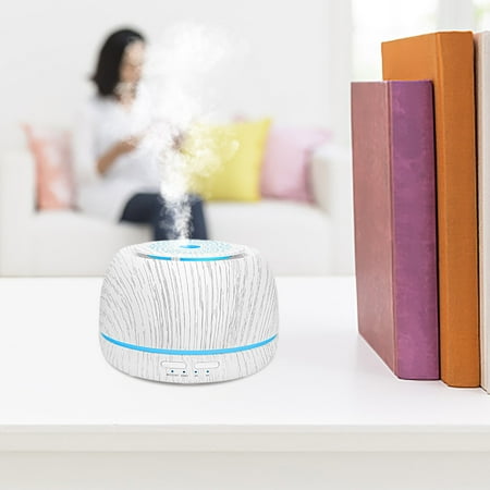 

GiliGiliso Clearance 300ml Wood Grain Cold Mist Aromatherapy Humidifier USB Car Aromatherapy Lamp Atomizing Aromatherapy Machine