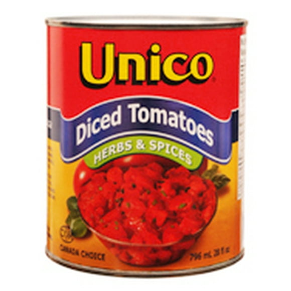 Unico Herb Spiced Diced Tomatoes 796ml